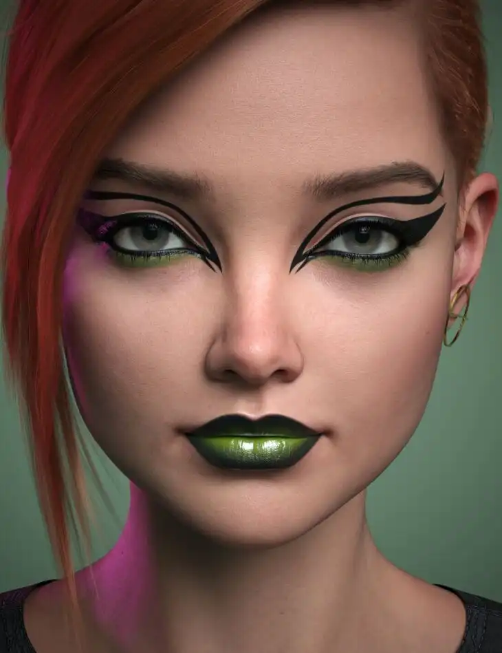 Makeup System – Dramatic Makeup for Genesis 9_DAZ3DDL