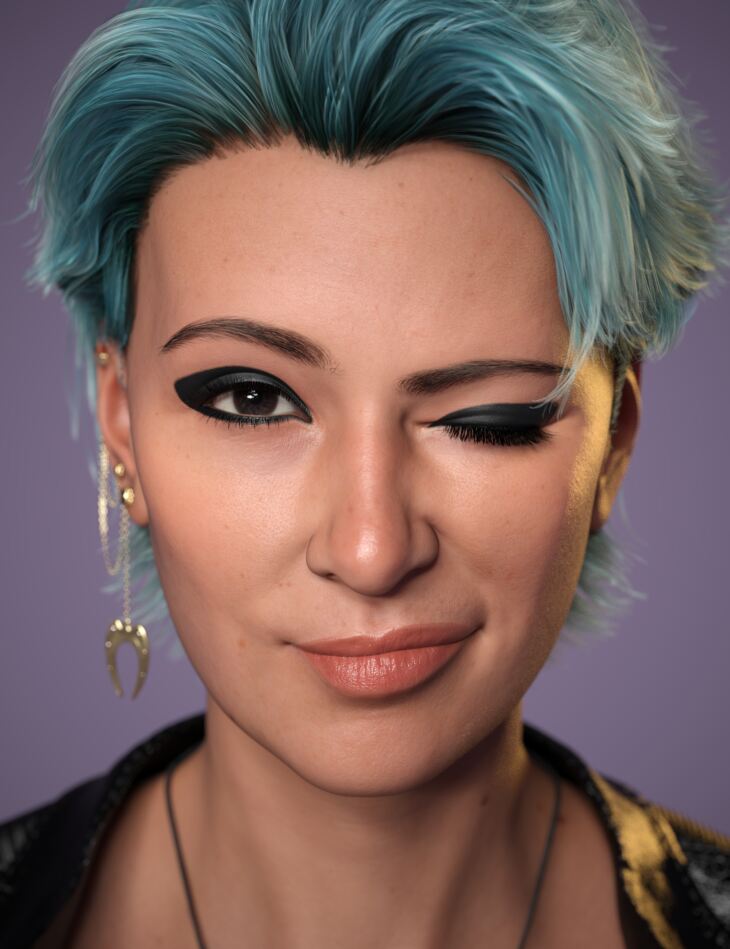 Makeup System – Sublime and Grime LIE Makeup for Genesis 9_DAZ3D下载站
