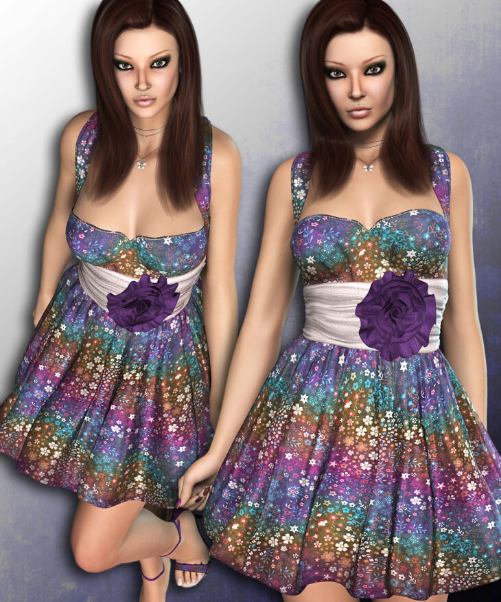 NYC Couture: Bow Knot Dress_DAZ3D下载站