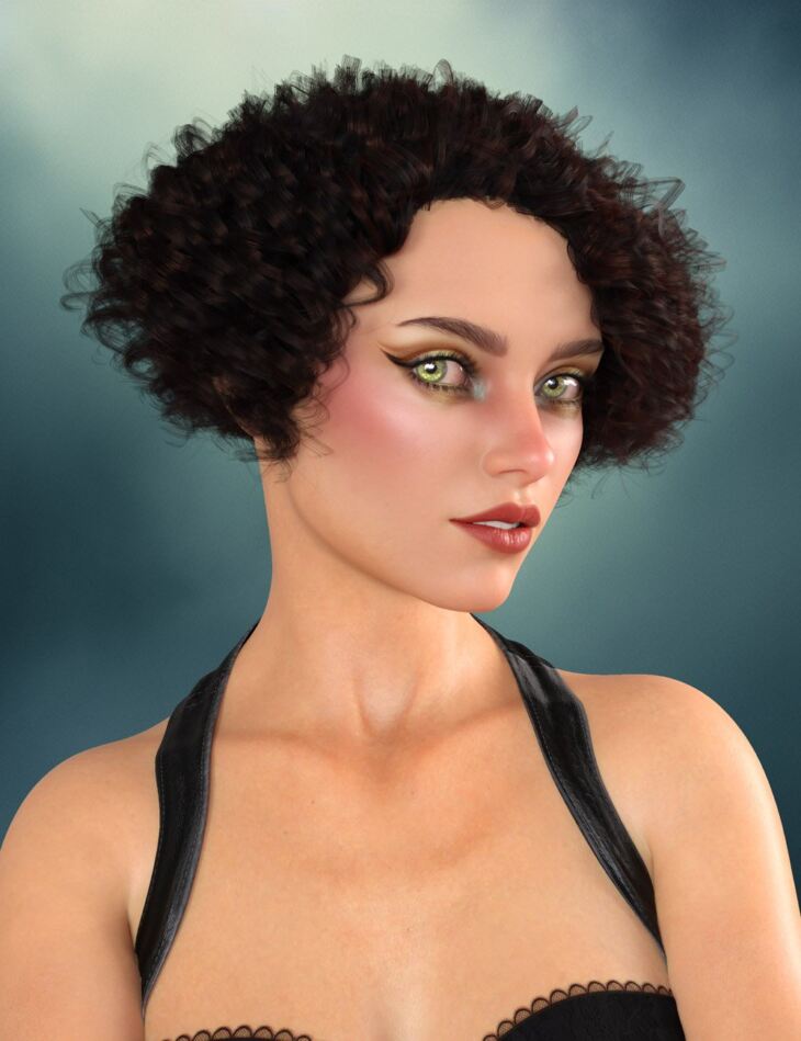 Rita Hair for Genesis 8 Female and Genesis 9_DAZ3D下载站