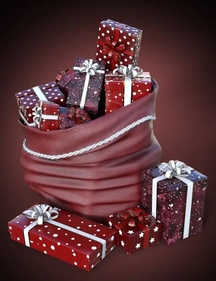 Santa’s Bag With Gifts_DAZ3DDL