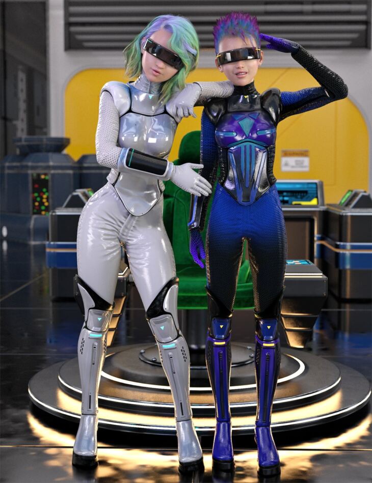 Sci-Fi Crew Outfit Textures_DAZ3DDL