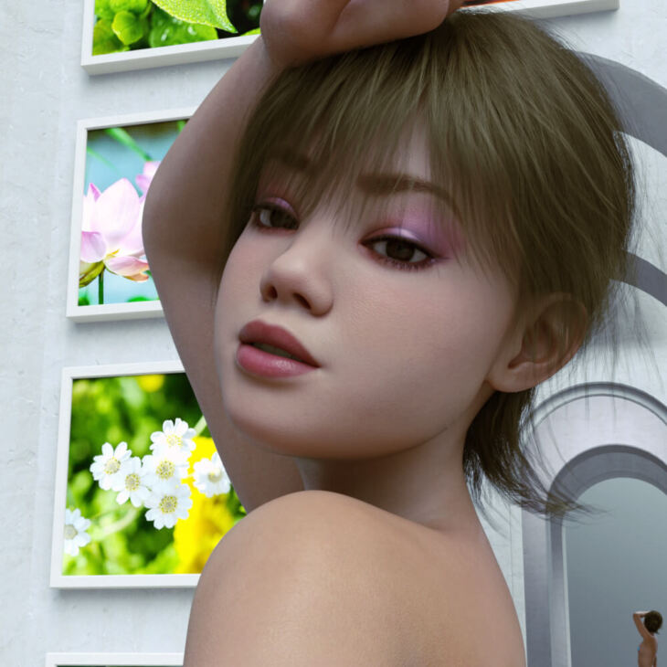 Sim Ki – Teen Character Morph for Genesis 9_DAZ3D下载站