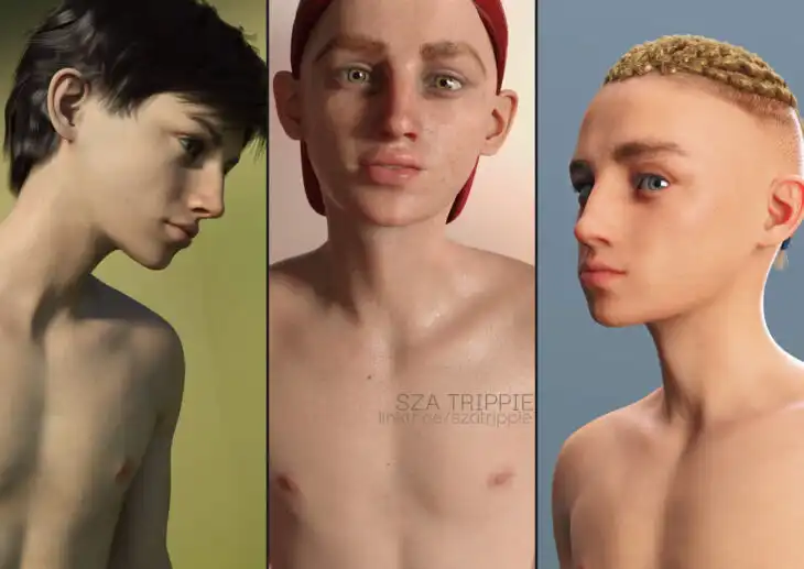 Sza Young Teen Shape for G8.1M_DAZ3D下载站