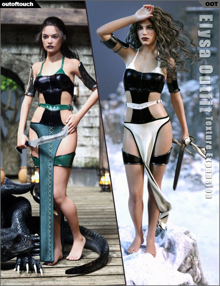 Texture Expansion for Elysa Outfit for Genesis 8 Female(s)_DAZ3DDL