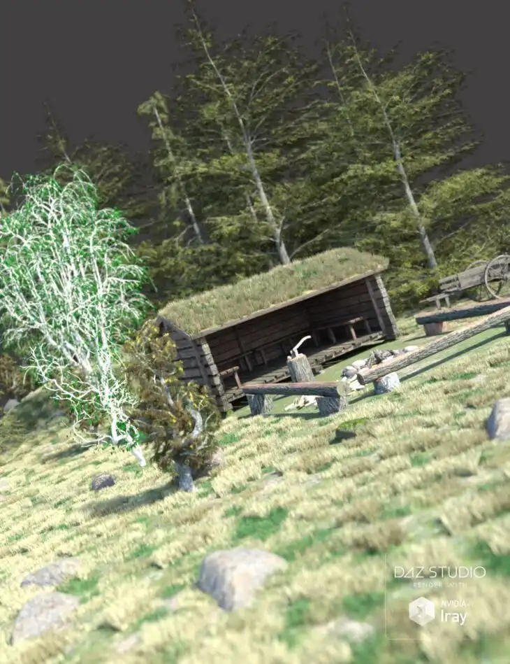 Trail Shelter_DAZ3D下载站