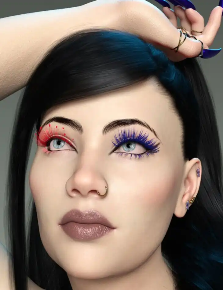 Twizted Lashes MR for Genesis 9_DAZ3D下载站