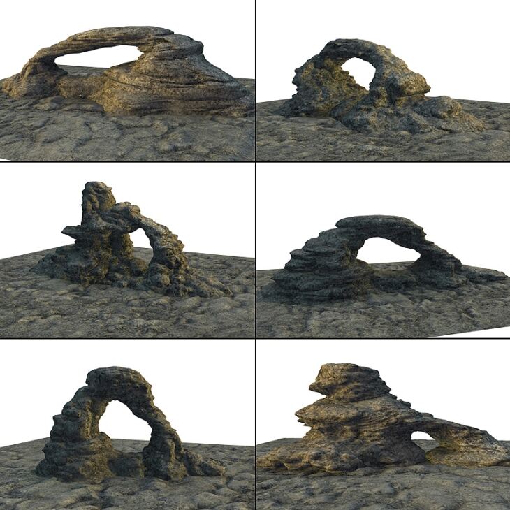 Unique Rock Formations_DAZ3D下载站