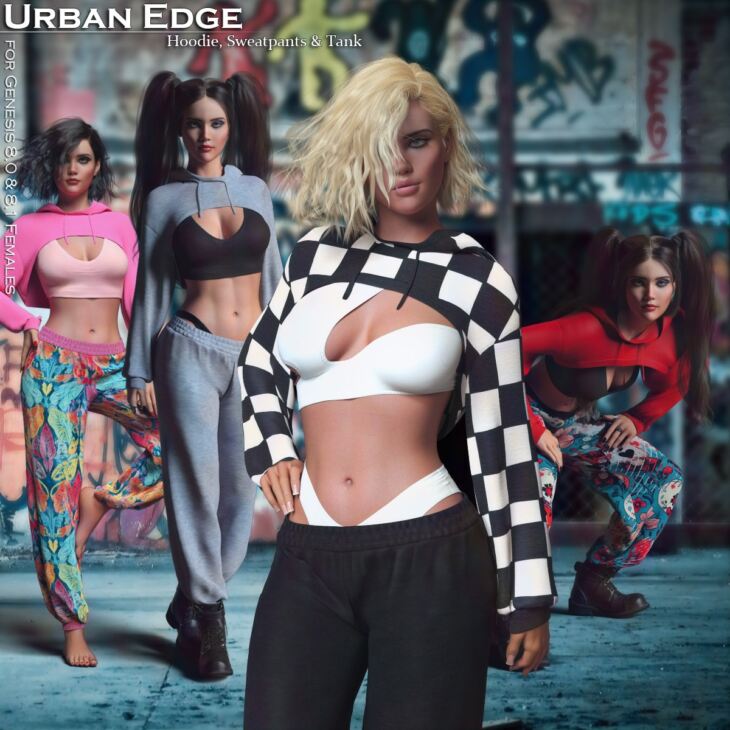 Urban Edge for G8/8.1 Females_DAZ3D下载站