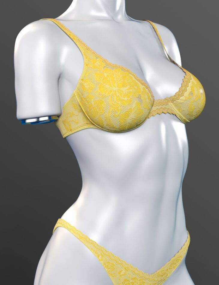 X-Fashion Delicated Lingerie for Genesis 9_DAZ3D下载站