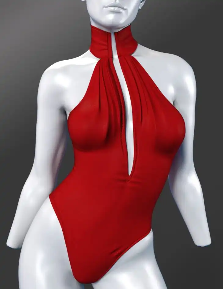 XF High Neck Bodysuit for Genesis 9_DAZ3D下载站