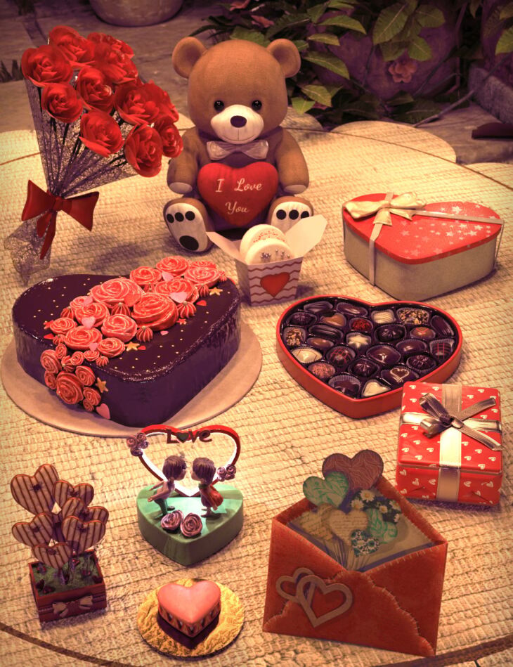 XI Valentine’s Day Props_DAZ3DDL