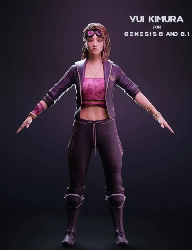 Yui Kimura For Genesis 8 And 8.1 Female_DAZ3DDL