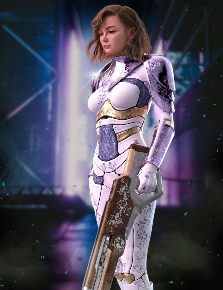 Astrania HD Suit and Armor for Genesis 9_DAZ3D下载站