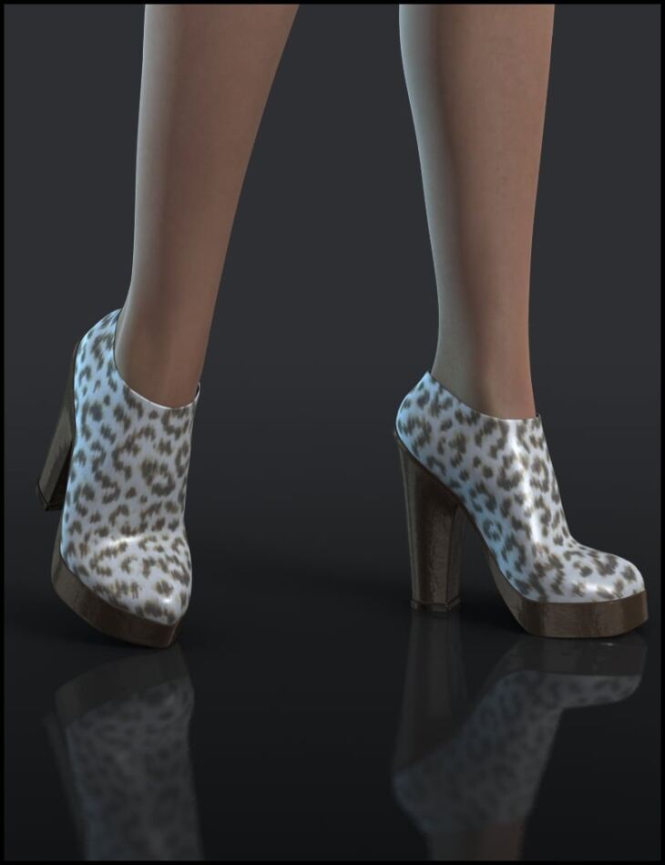 Chunky Boots for Genesis 2 Female(s)_DAZ3D下载站