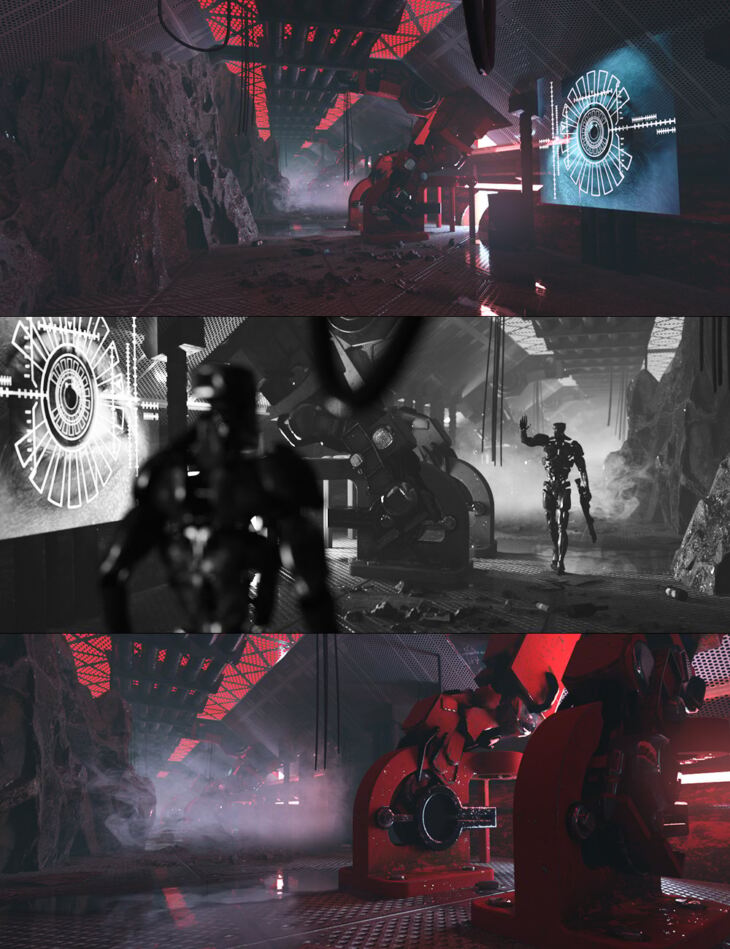 Cyberpunk Smugglers Tunnel_DAZ3D下载站