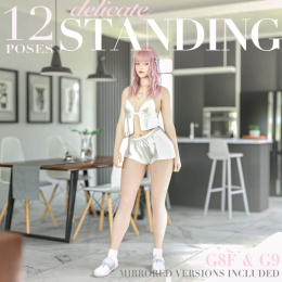 Delicate Standing Pose Pack_DAZ3D下载站