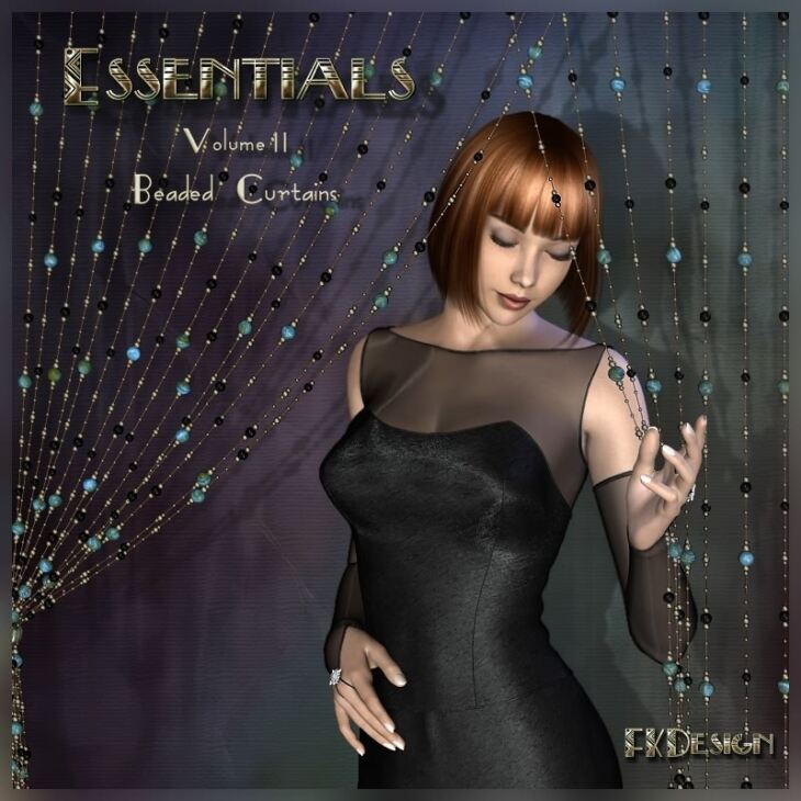 Essentials Vol2 – Beaded Curtains_DAZ3DDL