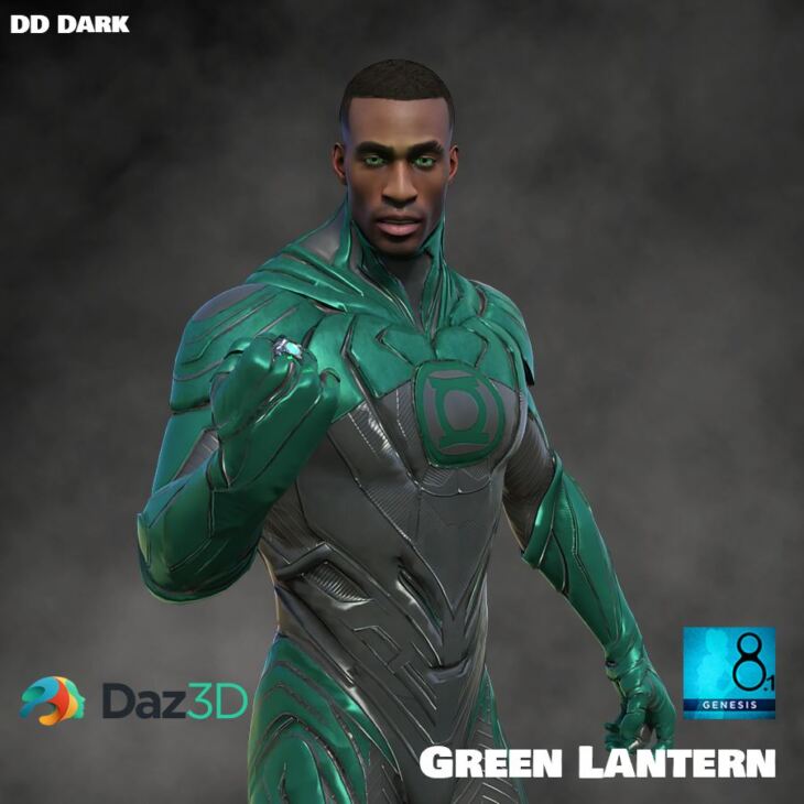 Green Lantern for G8.1M_DAZ3DDL