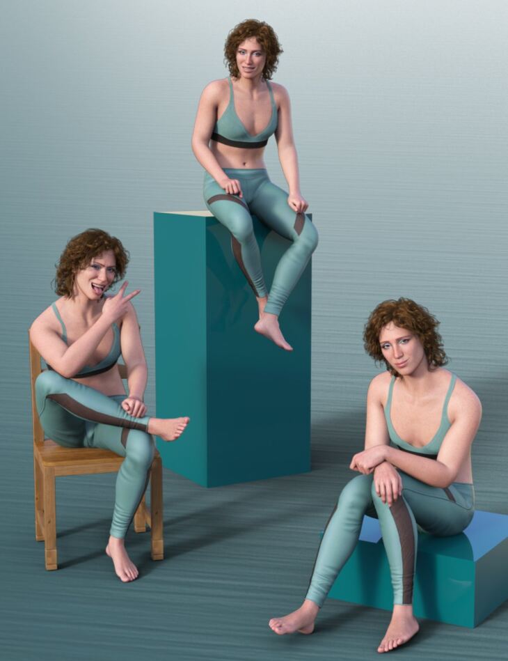 JW Sitting Poses For Genesis 9_DAZ3D下载站