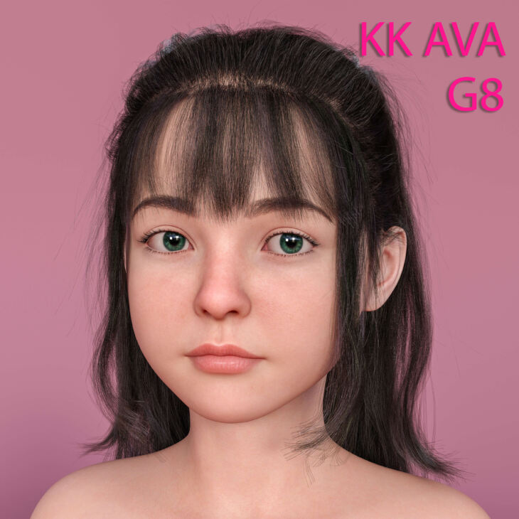Kk Ava Character for Genesis 8,8.1 Female_DAZ3D下载站