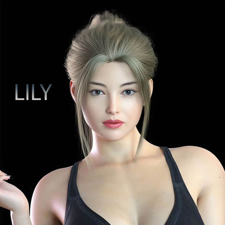 Lily Morph for Genesis 9_DAZ3D下载站