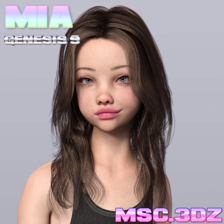 Mia For Genesis 9_DAZ3D下载站