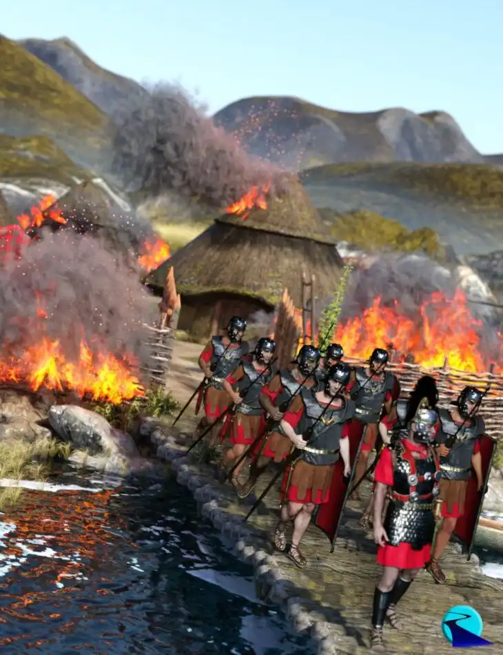 Now-Crowd Billboards – Roman Legionaries Marching (Roman Legion Vol VI)_DAZ3DDL