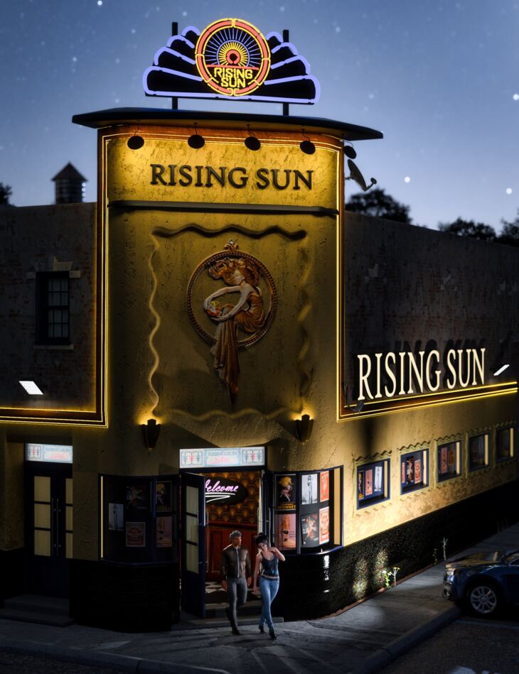 Rising Sun Environment_DAZ3D下载站