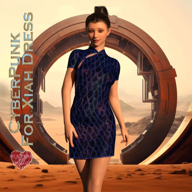 SIC Cyberpunk for Xiah Dress_DAZ3DDL