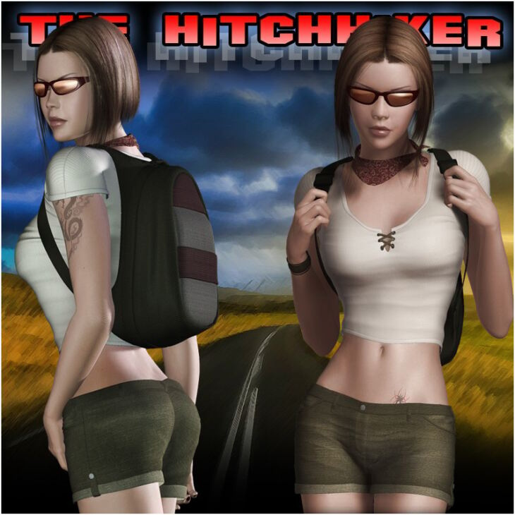 The Hitchhiker for V4/A4/G4/PBIV_DAZ3D下载站