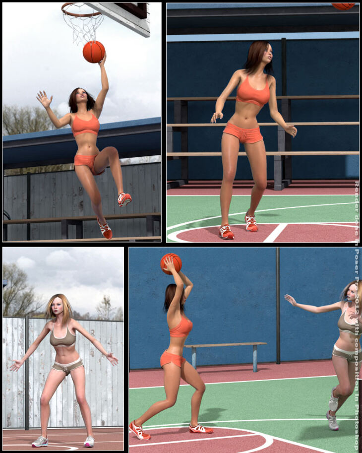 WM Streetball – poses for V4_DAZ3D下载站