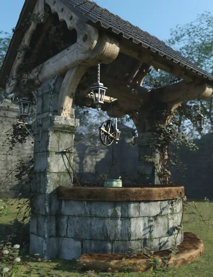 Wishing Well Textures_DAZ3DDL