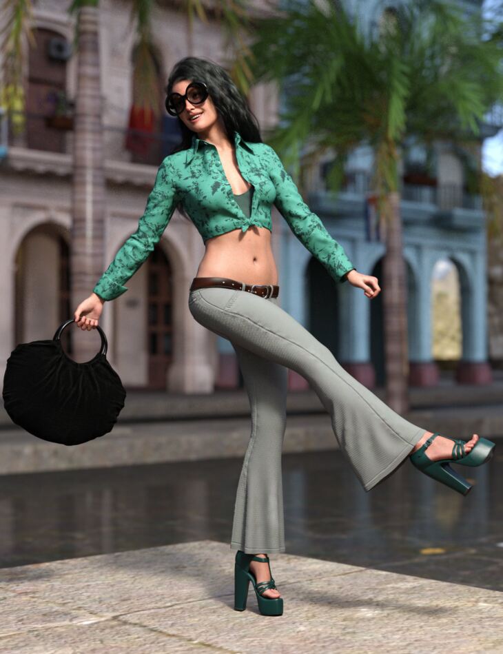 dForce AH Retro Radiance Outfit Texture Add-On_DAZ3DDL