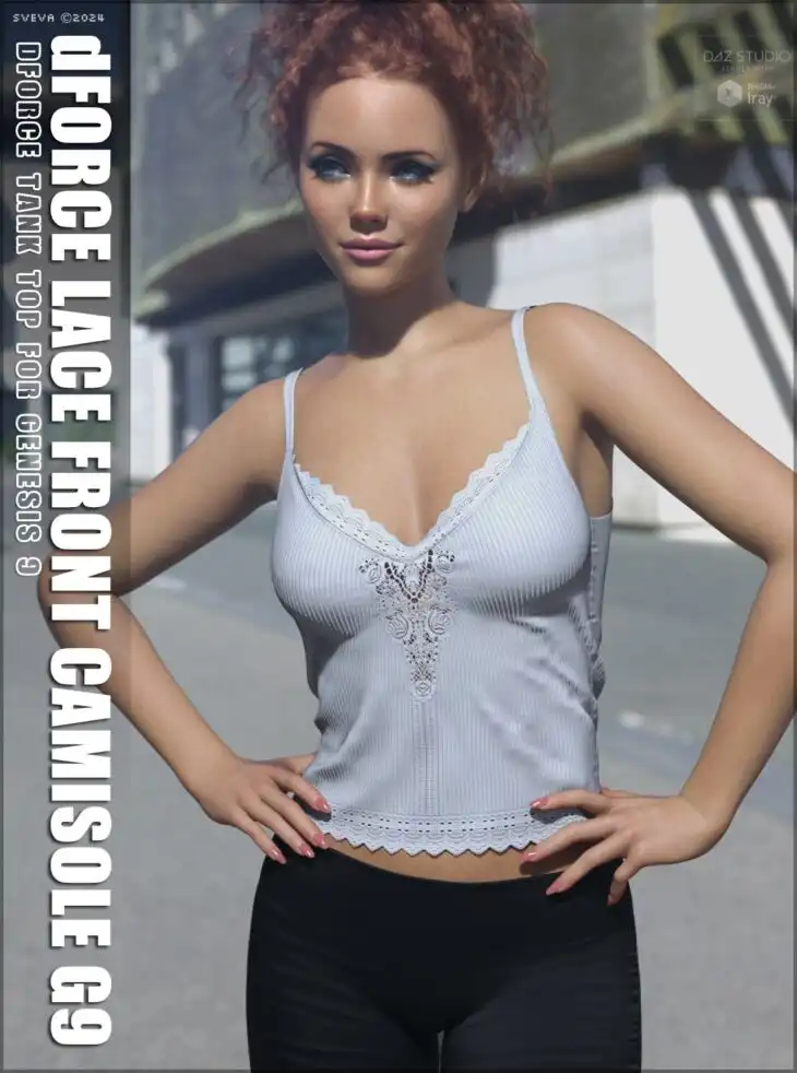 dForce Lace Front Camisole G9_DAZ3DDL