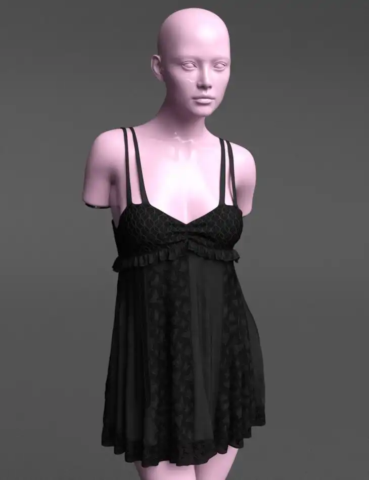dForce Nightie for Genesis 9_DAZ3DDL