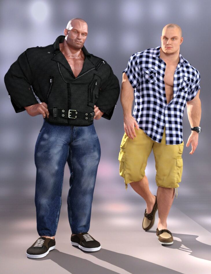 Dynamic Modern Clothes for Hercules and Swole 7_DAZ3D下载站