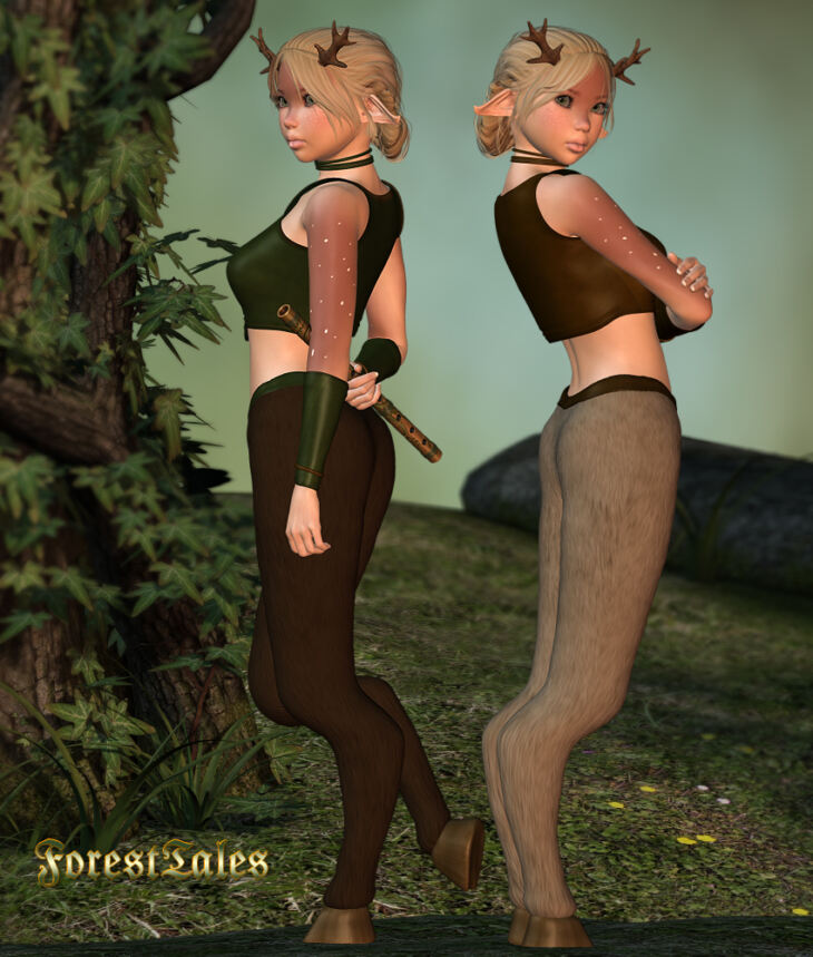 Forest Tales – V4/A4 Outfit_DAZ3DDL