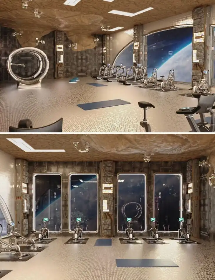 Gravity Space Fitness Gym_DAZ3DDL