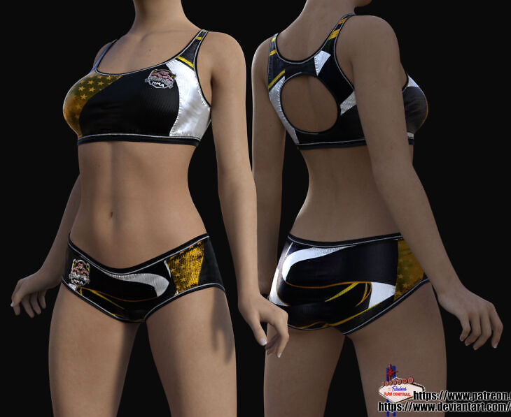 MMA Outfit 2024 For Genesis 8 Female_DAZ3DDL