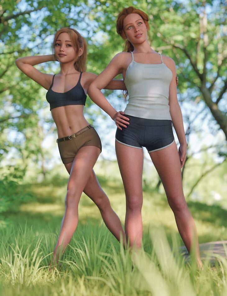 MMX Feminine Poses 4 for Genesis 9_DAZ3DDL