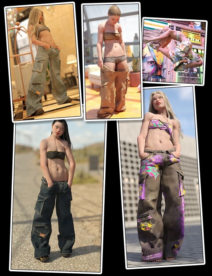 Metro Style Poses with matching Clothing Morphs for Genesis 8 and 8.1_DAZ3DDL