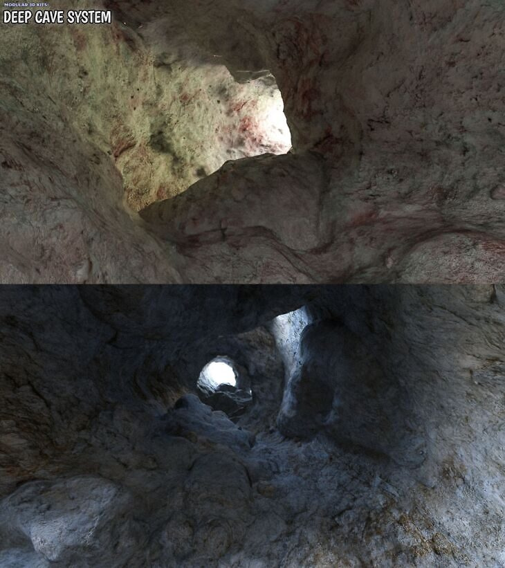 Modular 3D Kits: Deep Cave System_DAZ3DDL