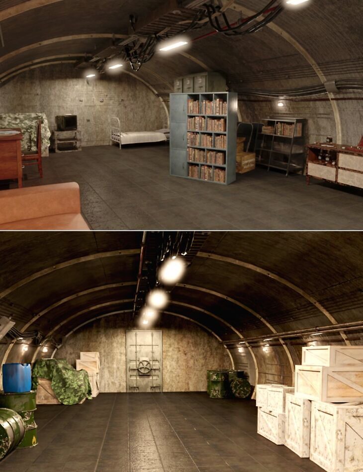 Old Underground Bunker_DAZ3DDL