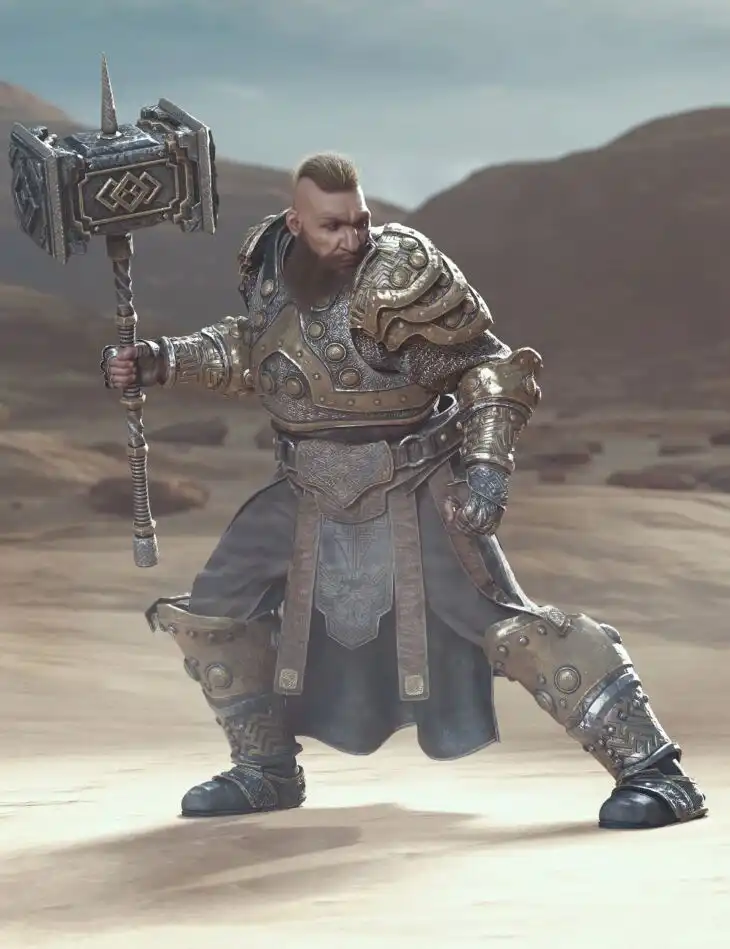 Relentless Attack Armor for Genesis 9_DAZ3DDL