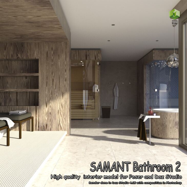 SAMANT Bathroom 2_DAZ3D下载站