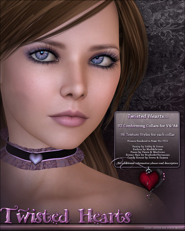 SV Twisted Heart Chokers_DAZ3DDL