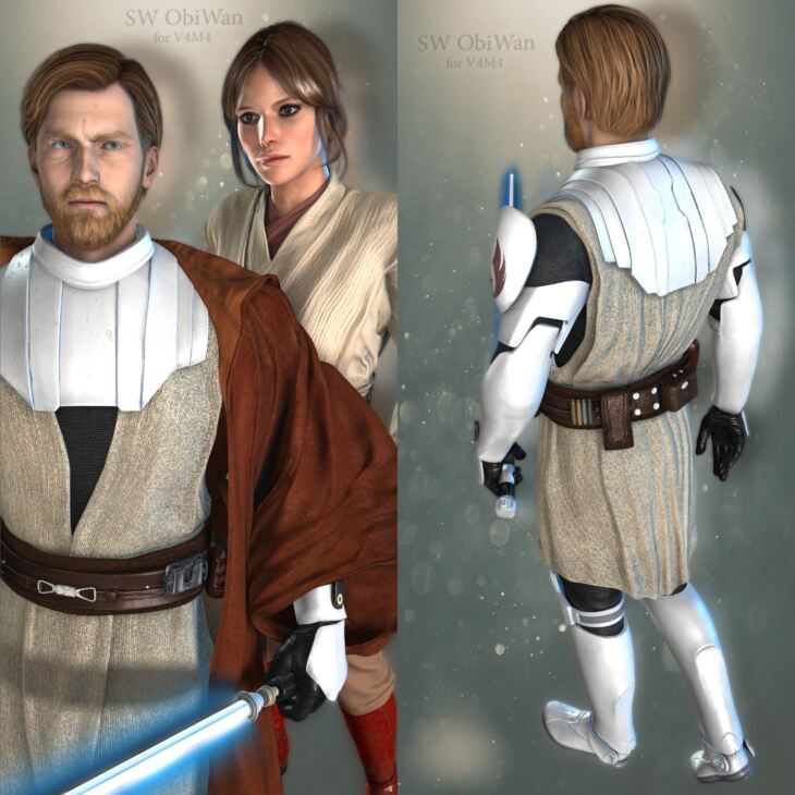 SW ObiWan for V4M4 Bundle_DAZ3DDL