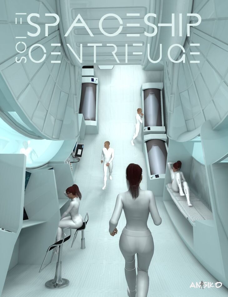 Sci-Fi Spaceship Centrifuge_DAZ3D下载站