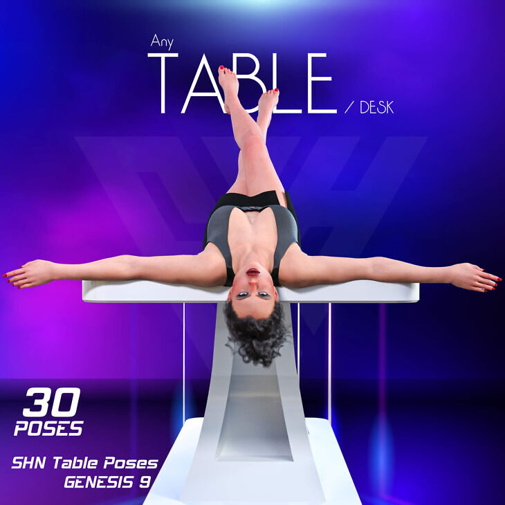 Shn Table Poses_DAZ3DDL